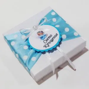 Кутийка за косичка в соньо, модел SHK5
